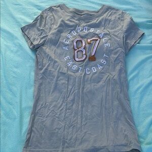 Aeropostale Gray Graphic Tee